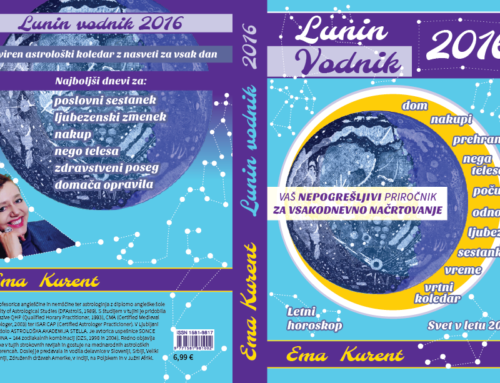 Projekt okładki dla słoweńskiego kalendarza księżycowego (Lunin Vodnik 2016)